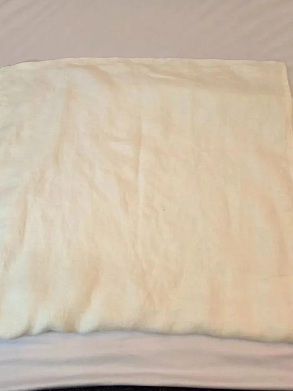 Linen Pillow King Sham / ELEGANT LIFE HOME Cotton Denim Pillow Cover